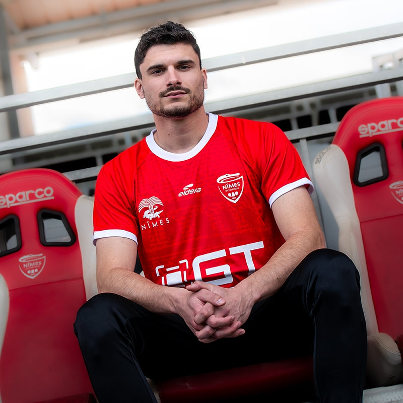 Maillot Domicile Nîmes Olympique 2025/2026