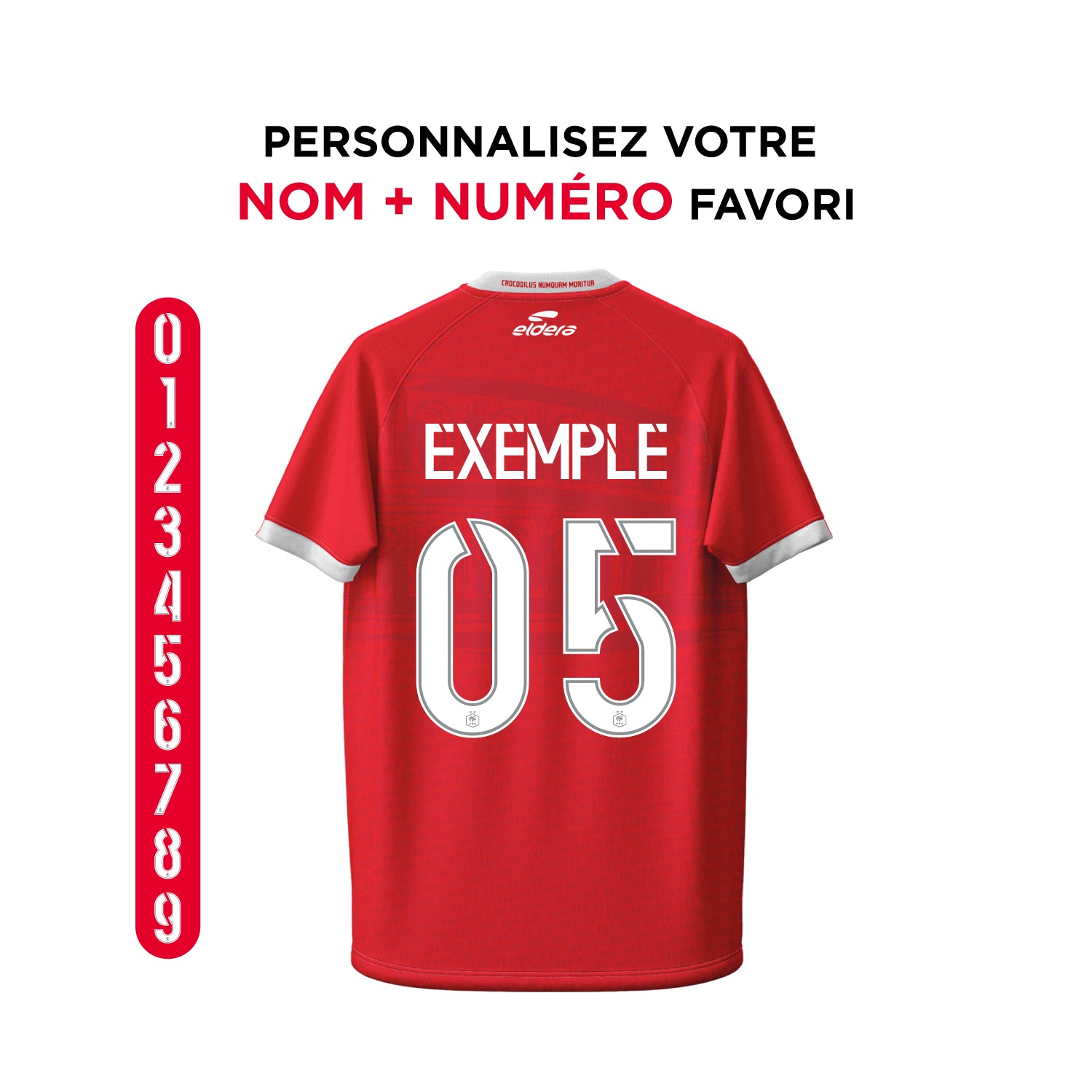 Maillot Domicile Nîmes Olympique 2025/2026